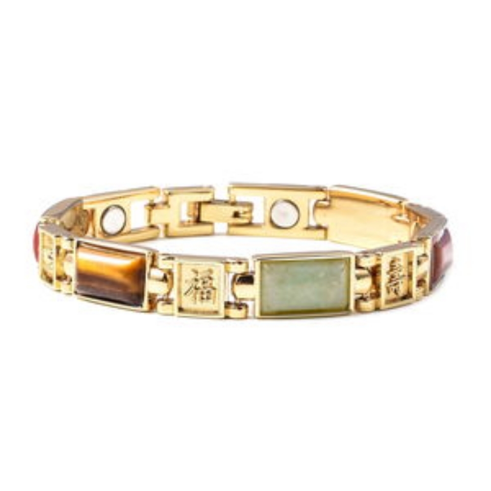 Multiple gemstone bracelet